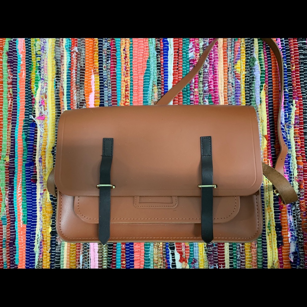 Leather Cambridge Satchel Side Bag